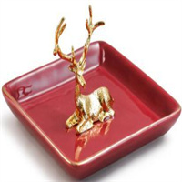 Ceramic  jewelry tray from mmcis china